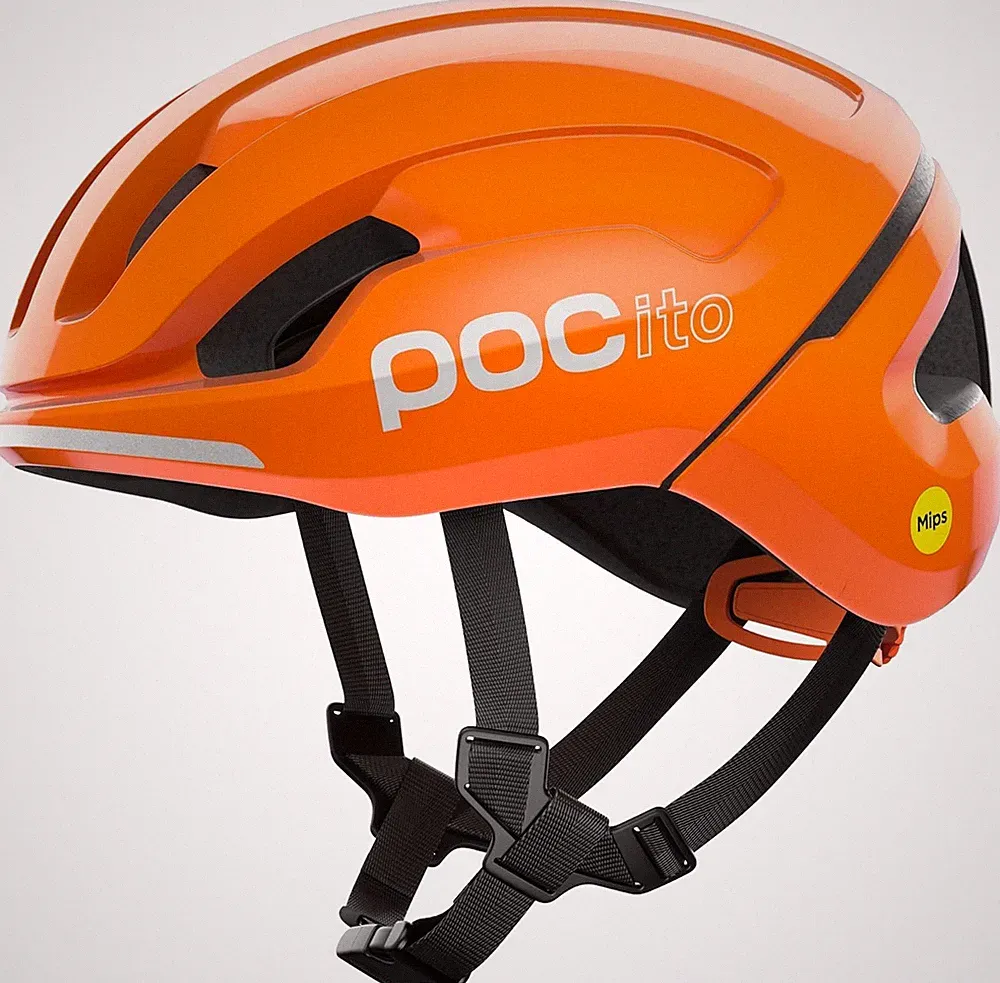 POCito Omne MIPS Kinderhelm XS 48-52cm Fahrradhelm EN1078 Fluoreszierend