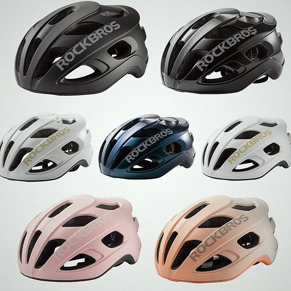 ROCKBROS Fahrradhelm Erwachsene Rennradhelm Leichter Sport-Helm 58-62CM Cityhelm