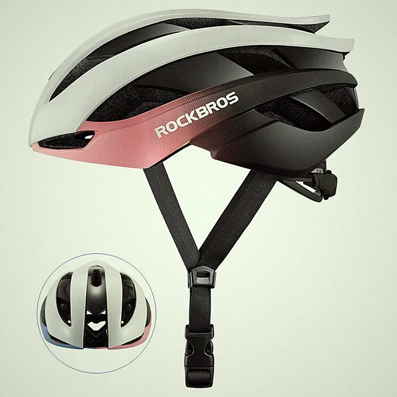 ROCKBROS Fahrradhelm Helm für Damen Herren Radhelm 4Farbe Schutzhelm M/L 55-61cm
