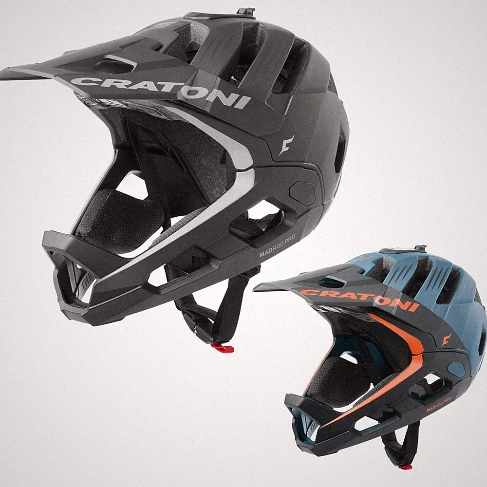 Schnäppchen Cratoni Madroc Pro Fullfacehelm Bikeparknorm Crashsensor Fahrradhelm