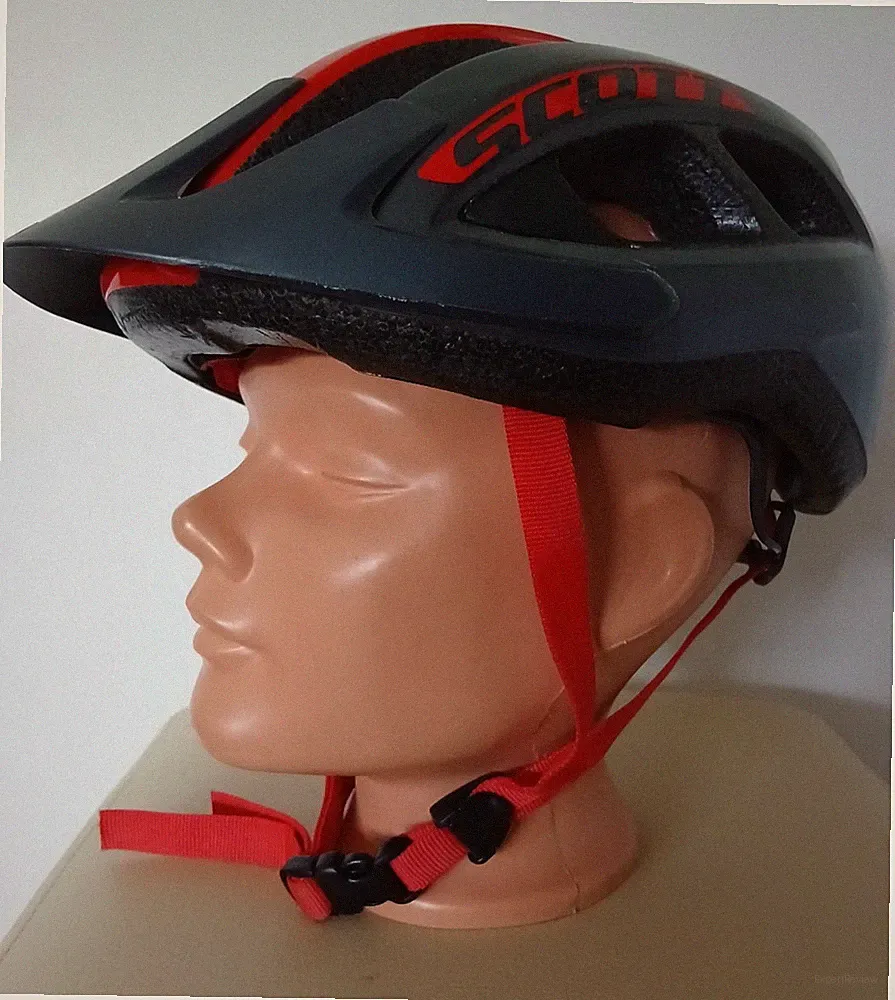 Scott roter Fahrradhelm MIPS