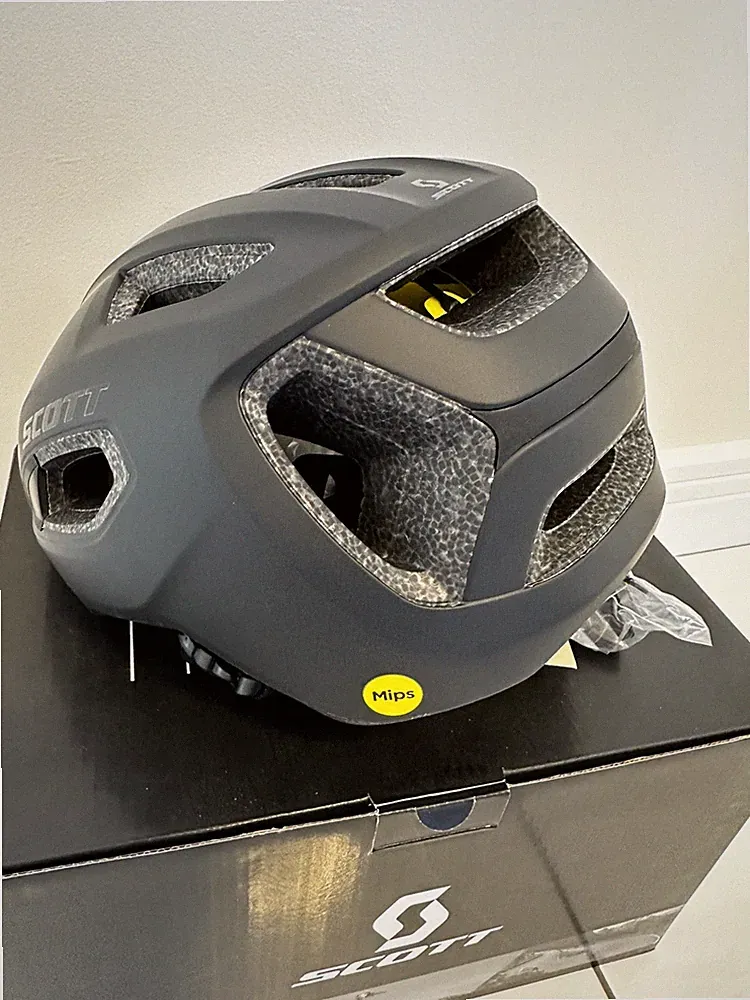 Scott Supra Plus (CE) MIPS MATT BLACK S/M Fahrradhelm Brandneu im Karton