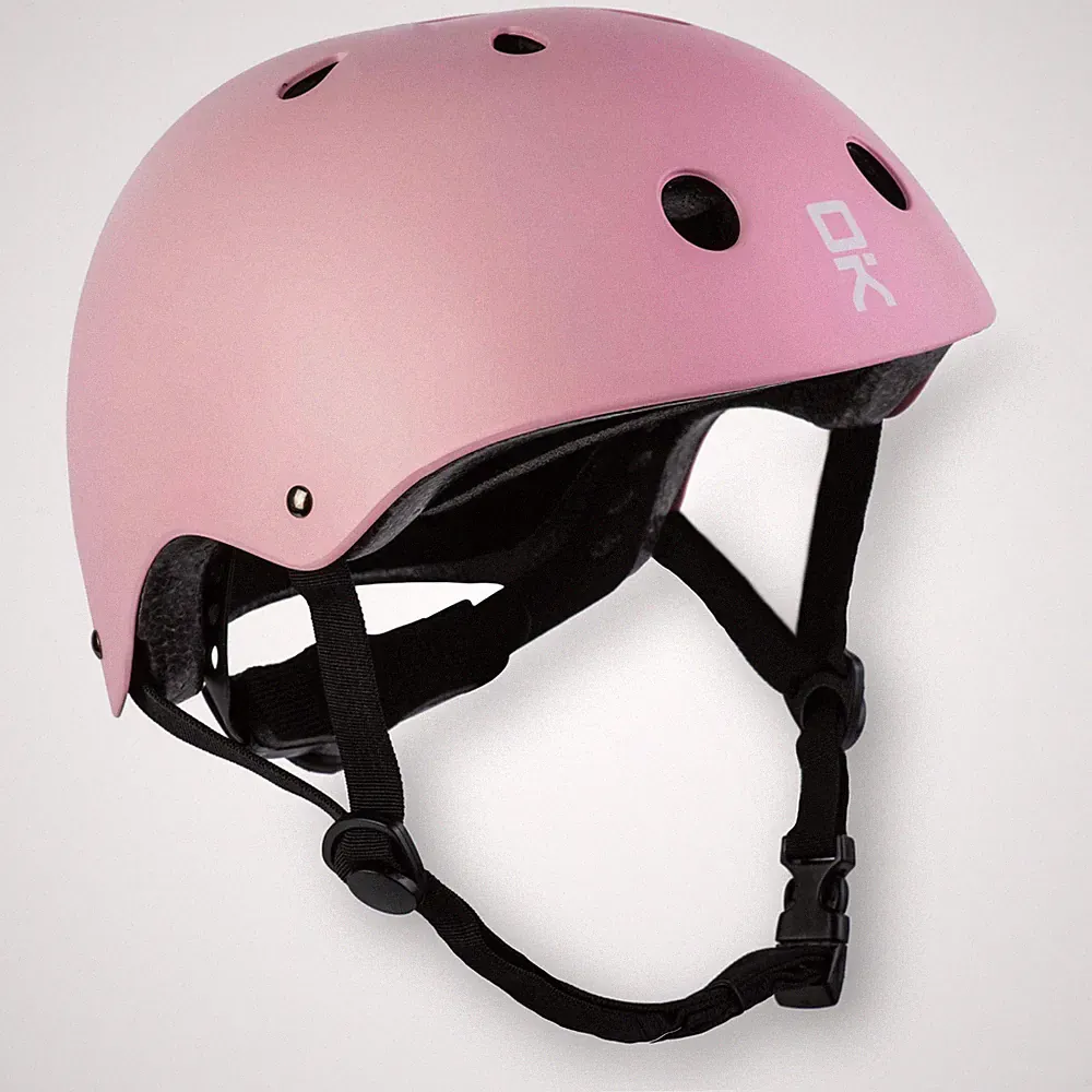 Skatehelm Kinderhelm Jugendhelm Fahrradhelm XS S M rosa schwarz K1 SOKE