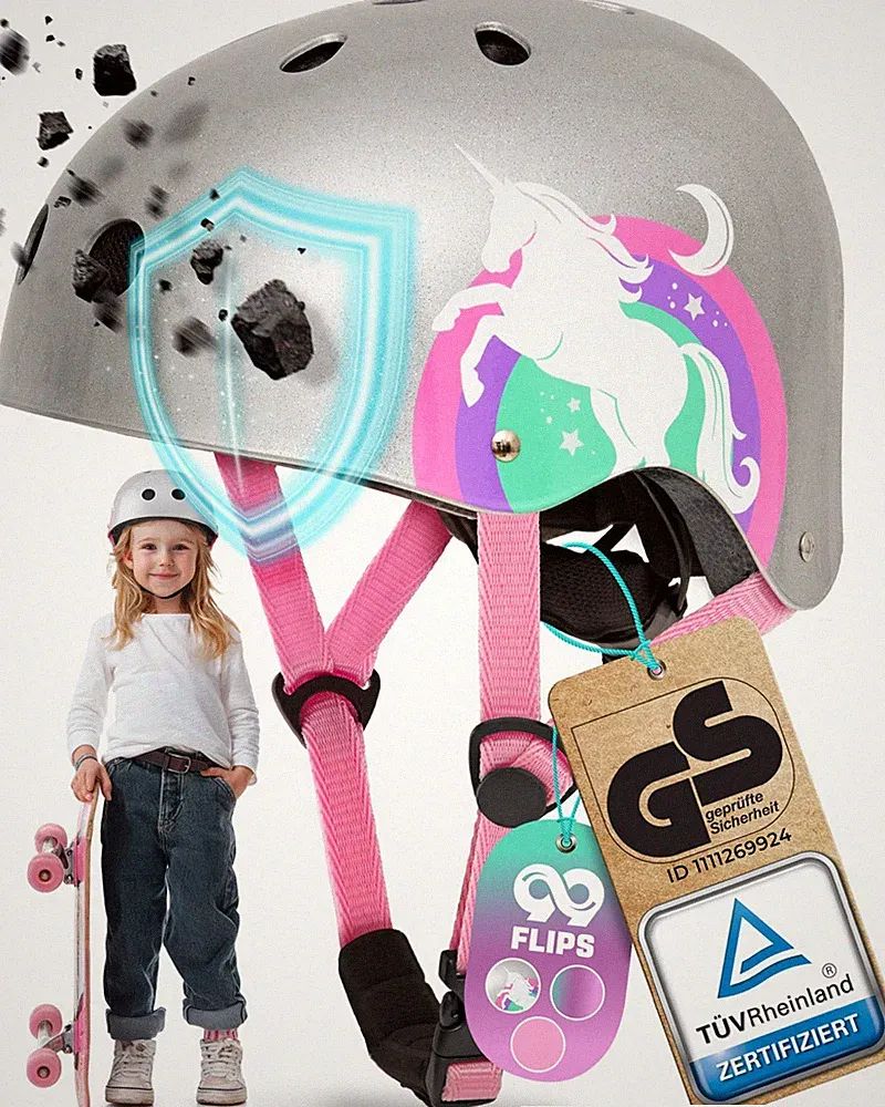 Skaterhelm Kinder Fahrradhelm Mädchen 8 Jahre Helm Kinder