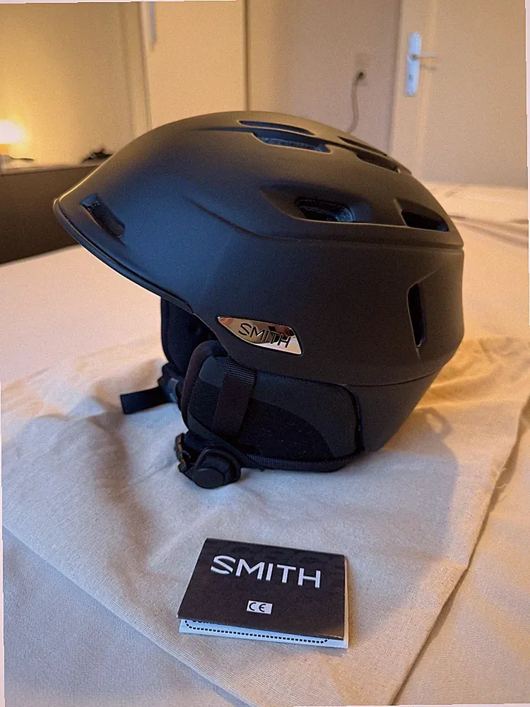 Smith Camber Skihelm Snowboardhelm Fahrradhelm Schwarz M 55 59 cm