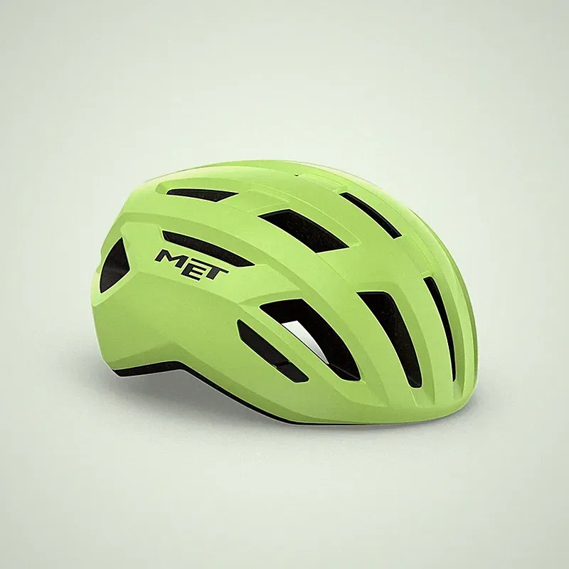 Straßenhelm Vinci MIPS Ultra Lime Glänzend MET Fahrrad
