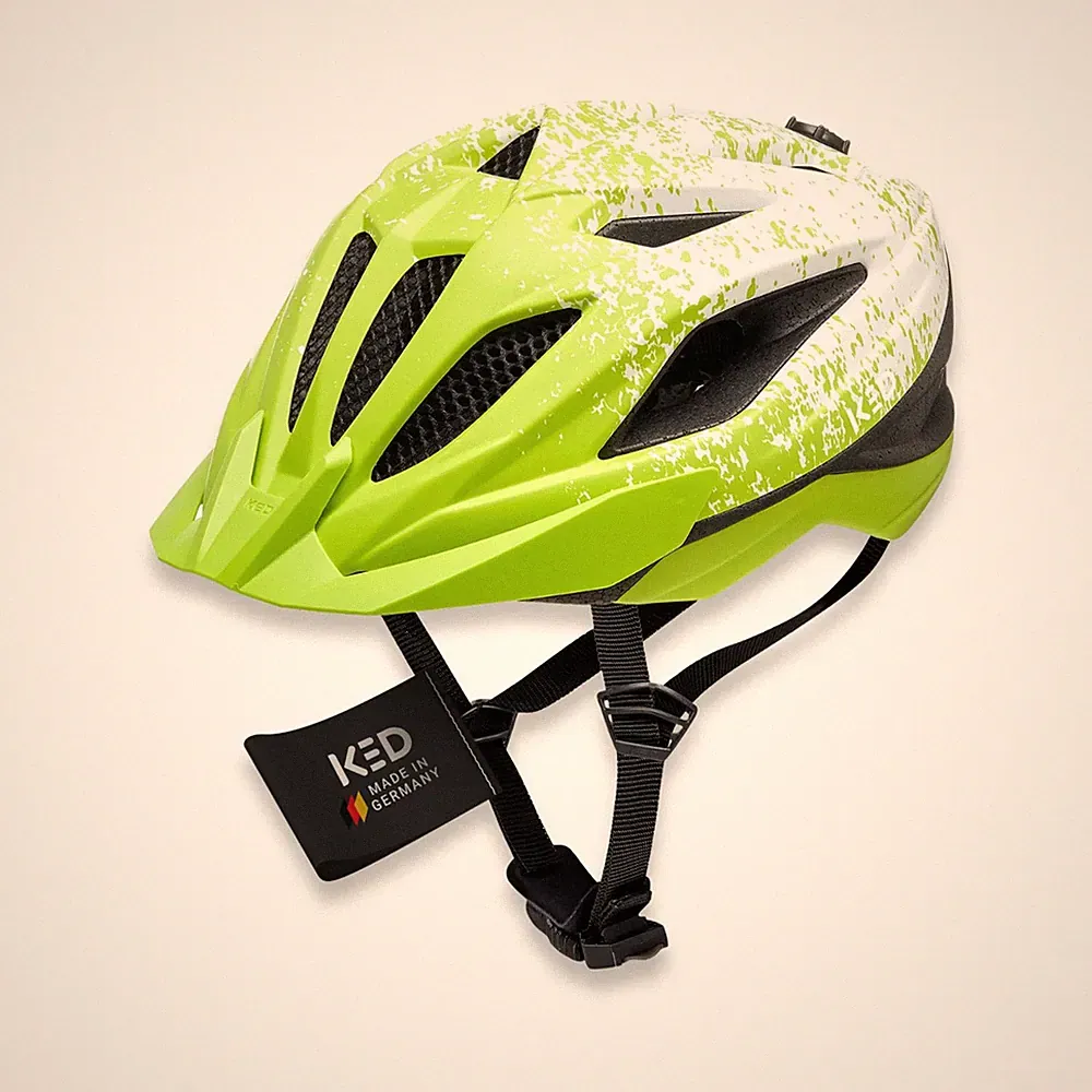 Street Jr Pro Kinder und JugendFahrradhelm mit LED Rücklicht, 300g, Made in G...