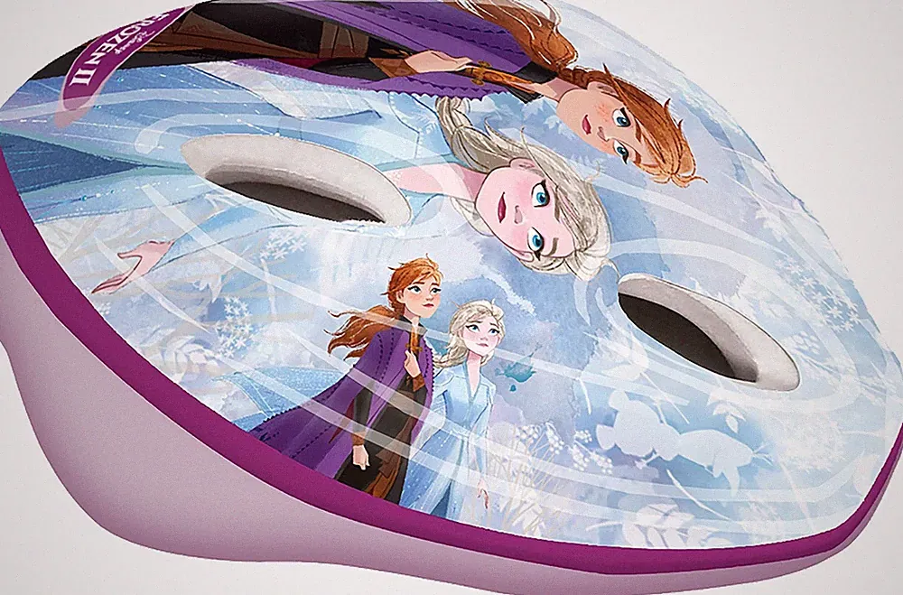 TATAWAY Fahrradhelm Easy Disney Frozen Für Kinder 4-8 Jahre 52-56 Cm