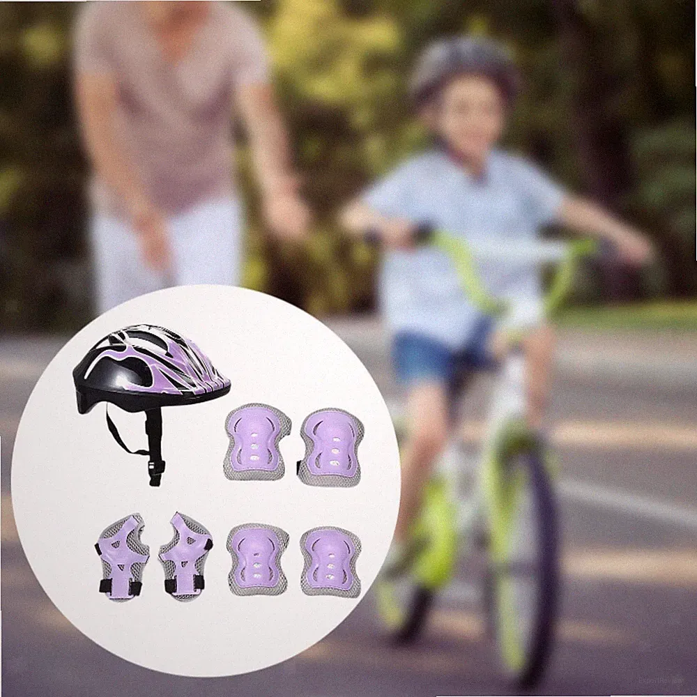 Tragbares Kinder Fahrradhelm Set für Inline Skating Multisport
