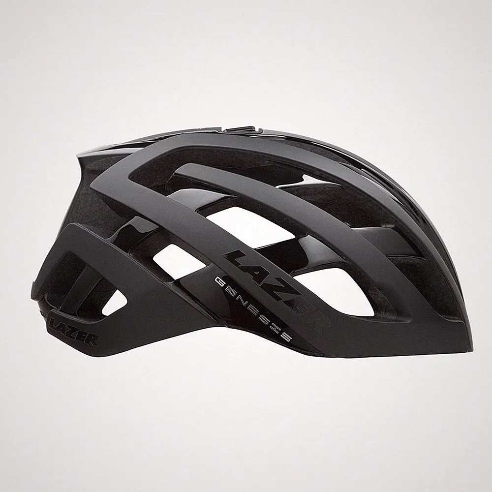 Ultraleichter Genesis MIPS Helm Schwarz Lazer Fahrrad