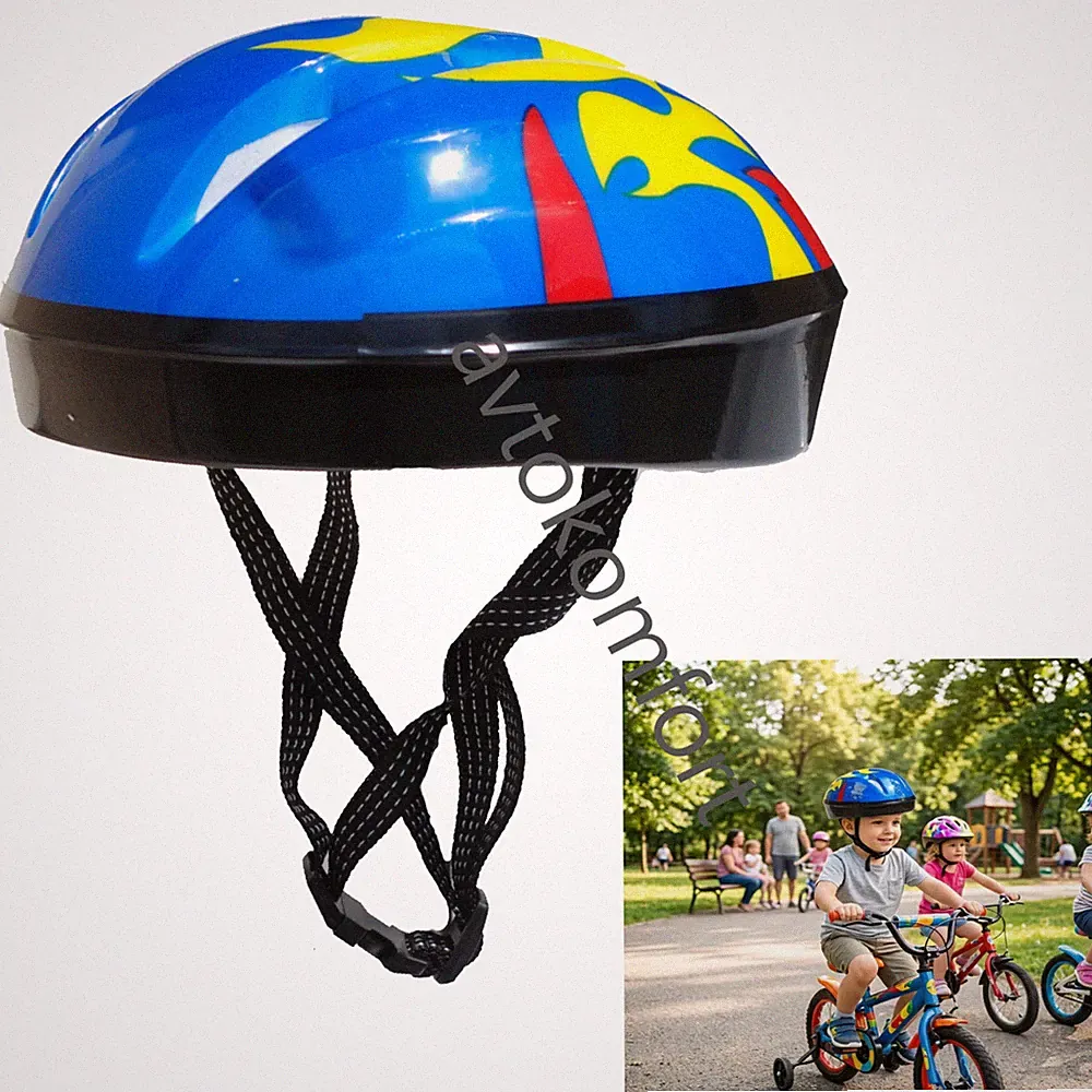 Ultraleichter Kinder Fahrradhelm für Jungen von 3-8 Jahren | Nur 65g! | Blue...