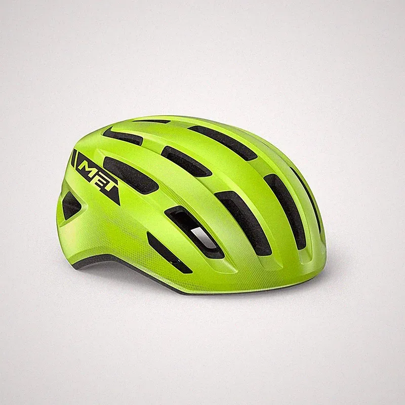 Urban Helm Miles MIPS Gelb Fluoreszierend Glänzend MET Fahrrad