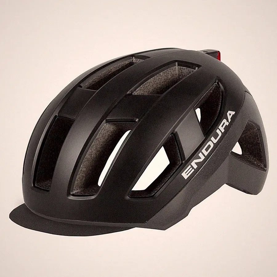 Urban Luminite MIPS Helm Schwarz Endura Fahrrad