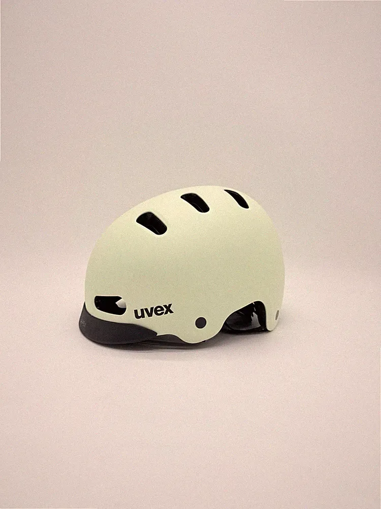 uvex 4kidz Fahrradhelm - Größe 51-55cm - Farbe Matcha Matt
