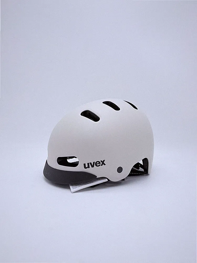 uvex 4kidz Fahrradhelm - Größe 51-55cm - Farbe Warm Grey Matt - Fahrradhelm NEU