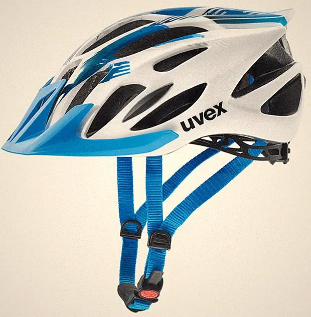 UVEX Fahrrad Helm flash white blue -Gr. 53-56 cm :NEU