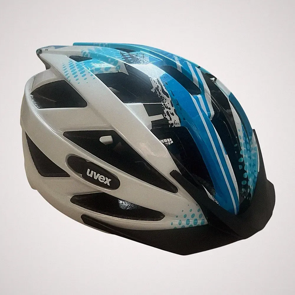UVEX Fahrradhelm Helm Radfahrer Velo 52-57cm Gr. XXS...M, 230g, GS TÜV, blau