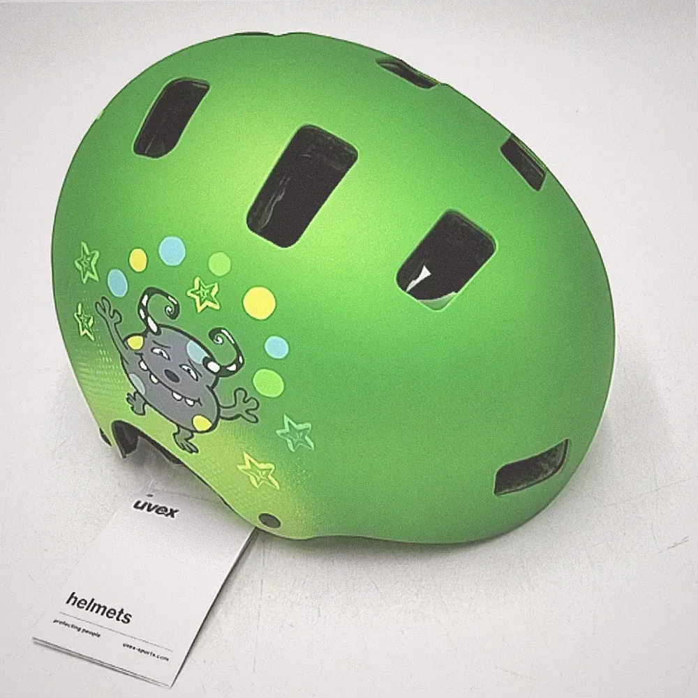 Uvex Fahrradhelm Helme Kid 3 CC grün matt 55 58 cm sicherheit