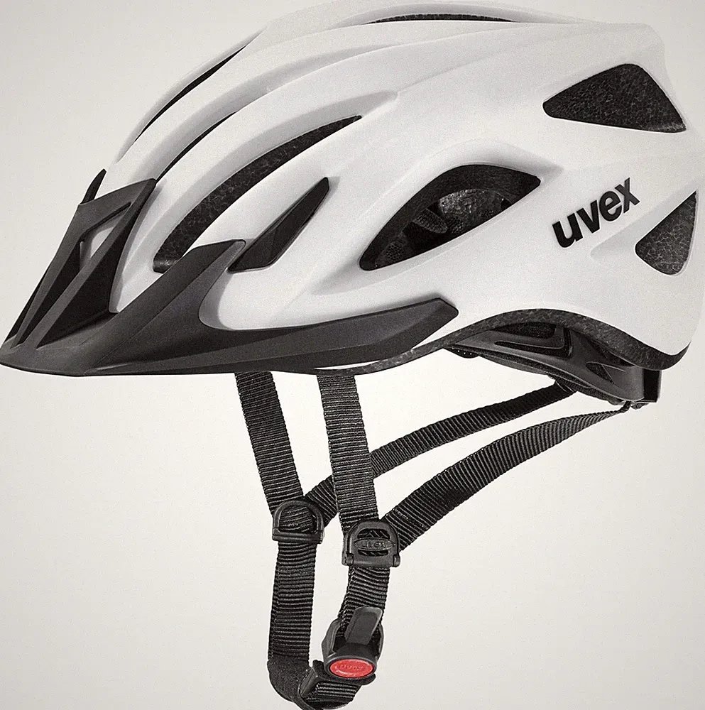 Uvex Fahrradhelm Schutzhelm Sturzhelm für Fahrräder Viva 3 weiß 52-57 oder 56-62cm