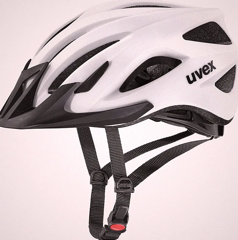 Uvex Fahrradhelm Schutzhelm Sturzhelm für Fahrräder Viva 3 weiß 52-57cm Erwachsene