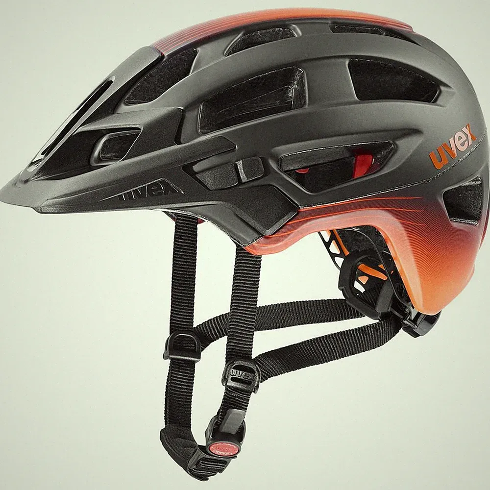 Uvex finale 2.0 Tocsen, Gr. S/M (52-57 cm), titan - orange mat Fahrradhelm