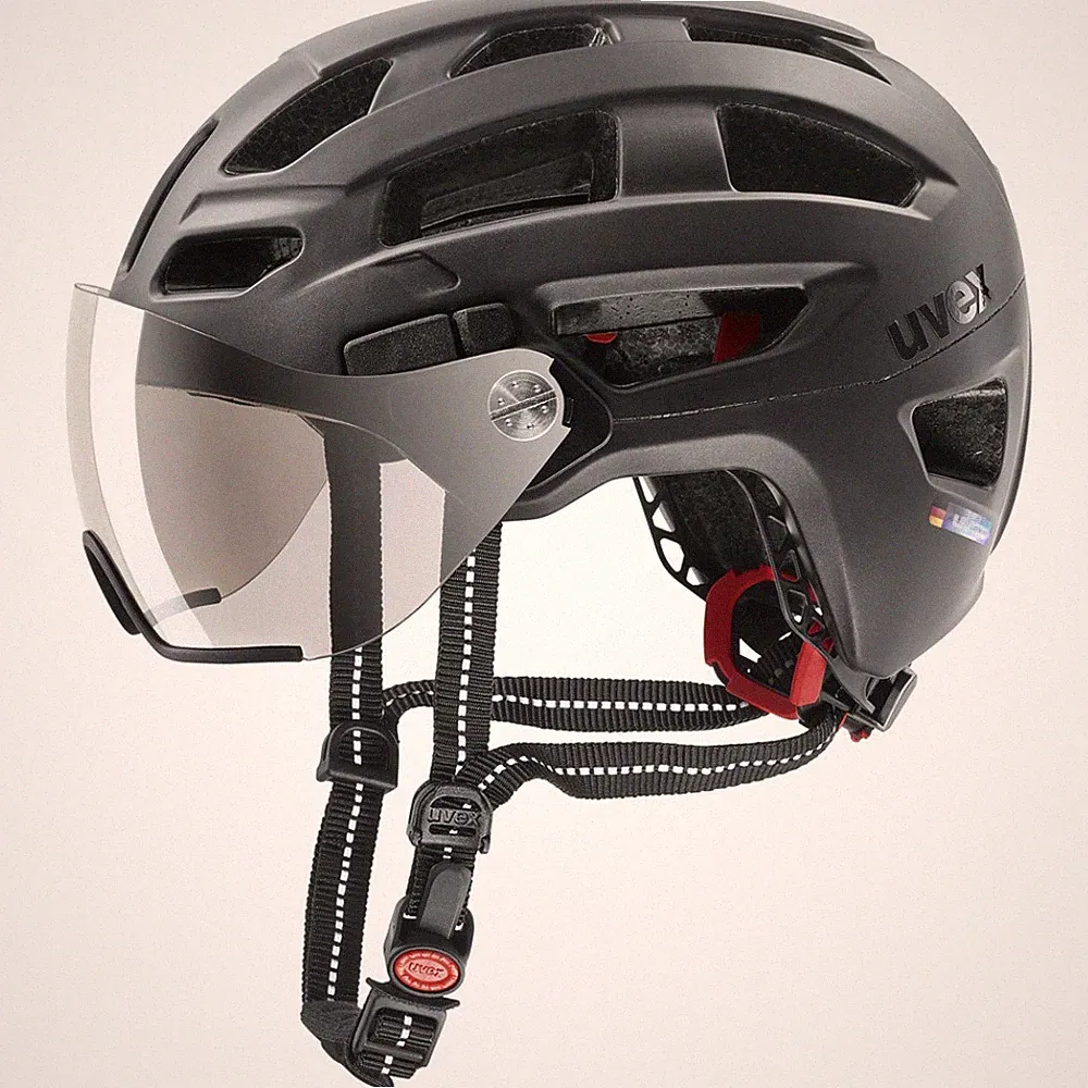 UVEX Finale Visor Urban City Fahrradhelm black matt 56-61 cm