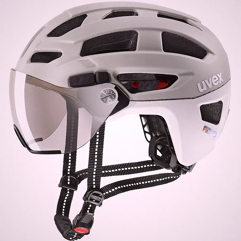 UVEX Finale Visor Urban City Fahrradhelm sand-white 52-57 cm