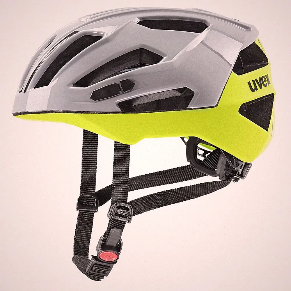 Uvex gravel x, Gr. S/M (52-57 cm), rhino - neon yellow Fahrradhelm MTB Helm