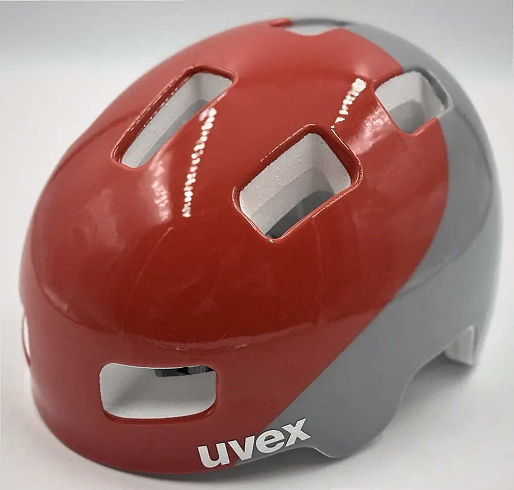 Uvex HLMT 4 Rot-Grau Gr. 51-55 cm Kinder Fahrradhelm UVP: 49,90€ (R/2940)