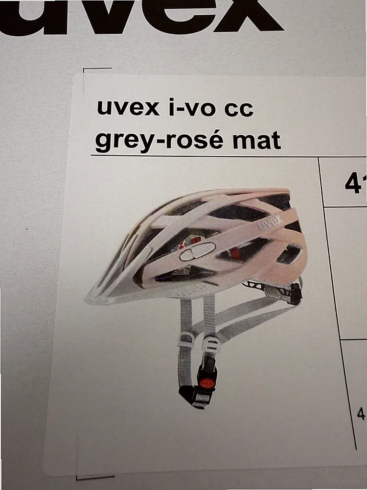 uvex i-vo cc Helm – Grey/Rosé Matt, 56–60 cm Fahrradhelm