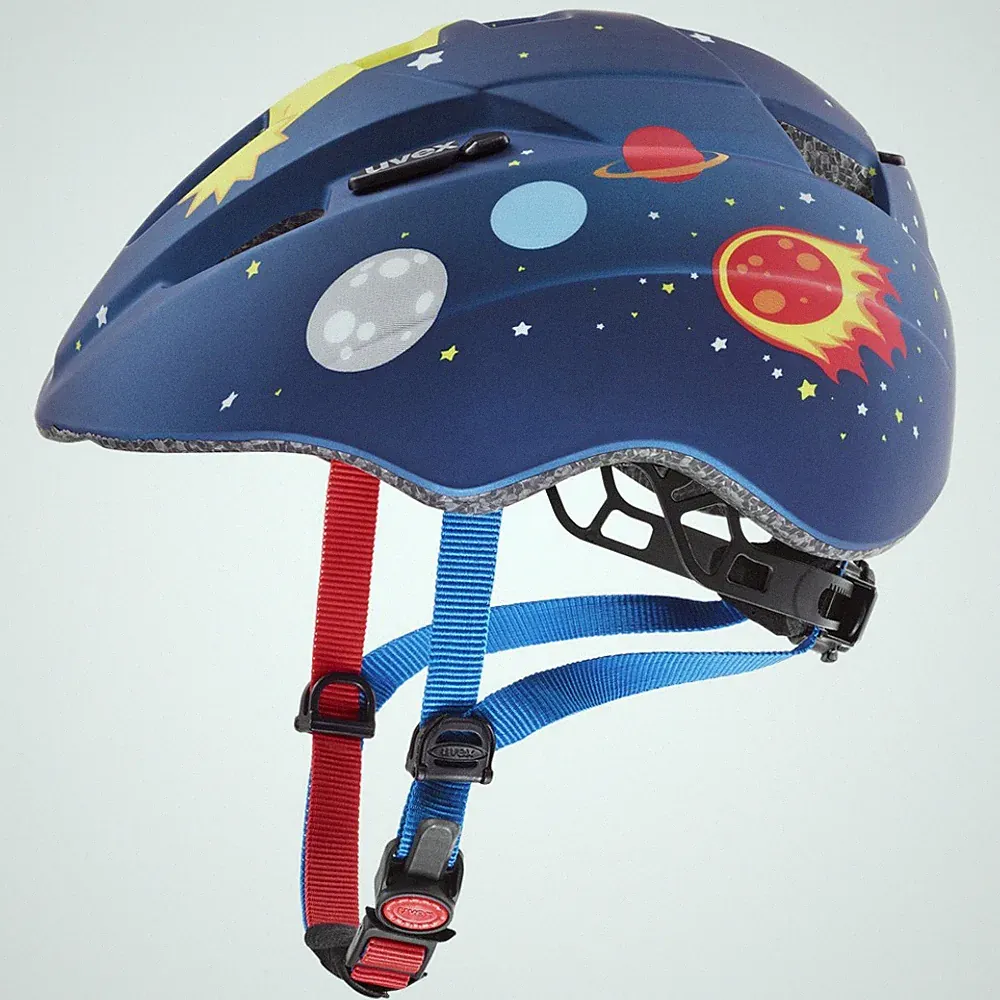 Uvex Kid 2 CC Kinderhelm Fahrradhelm darkblue-rocket 46-52 cm