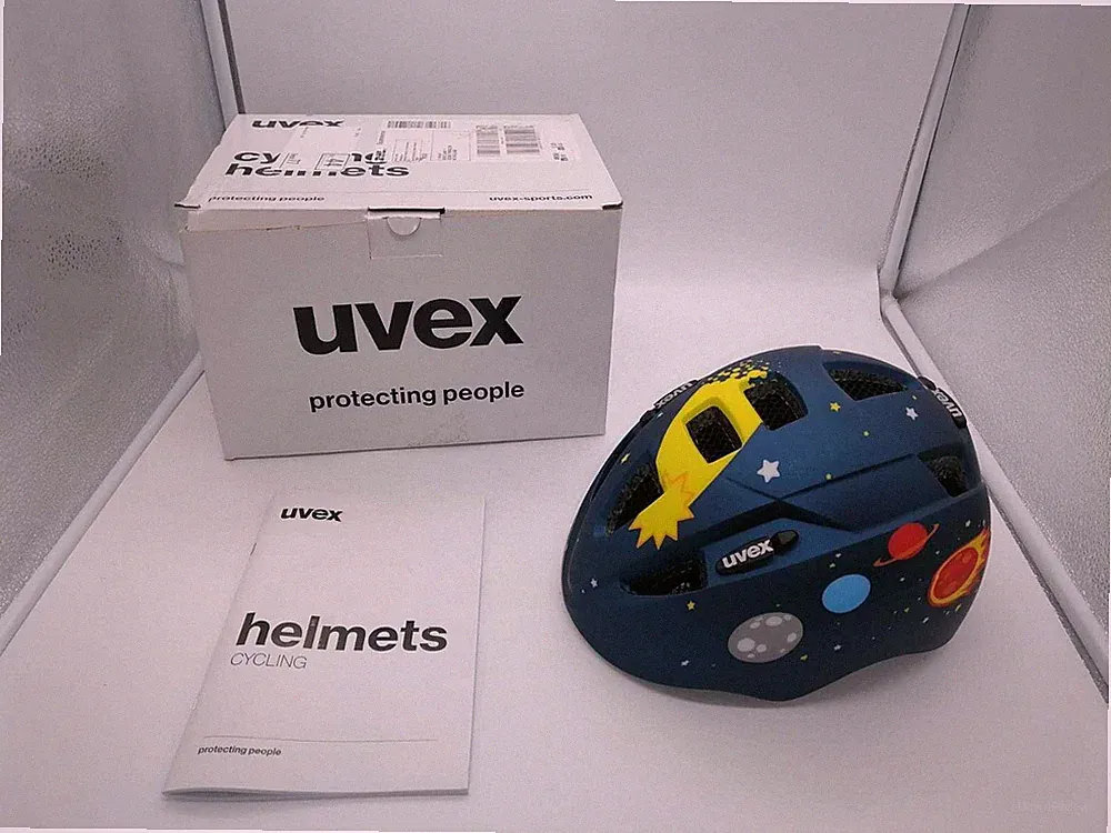 uvex Kid 2 cc Kinderhelm Fahrradhelm verstellbar LED-erweiterbar OVP