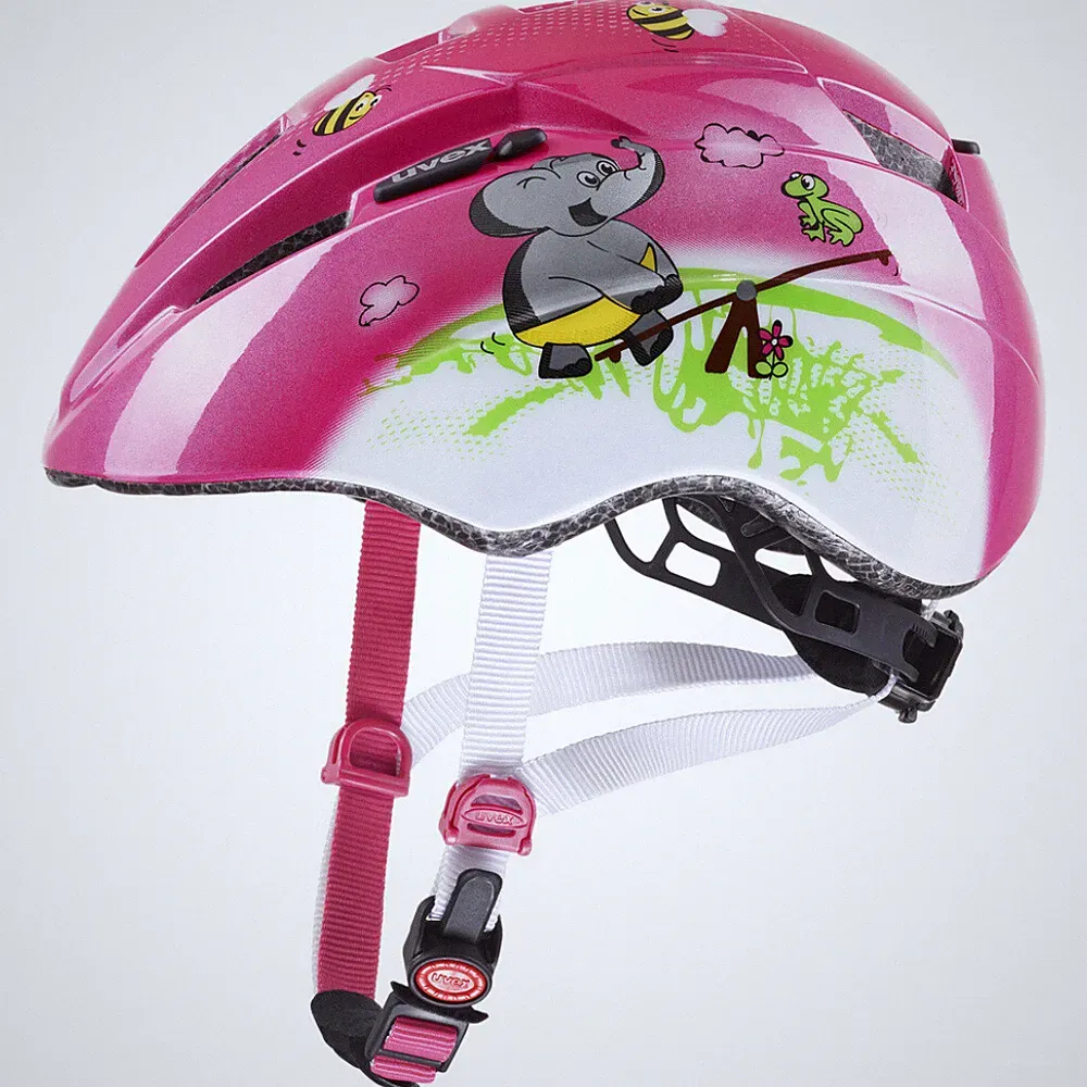 Uvex Kid 2 Kinderhelm Fahrradhelm pink playground 46-52 cm