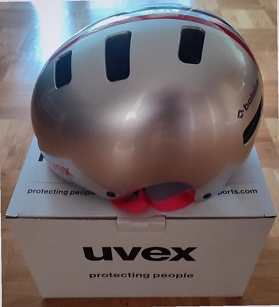 uvex kid 3 55-58 Fahrradhelm Kinderhelm Skatehelm race silver 55 - 58 cm