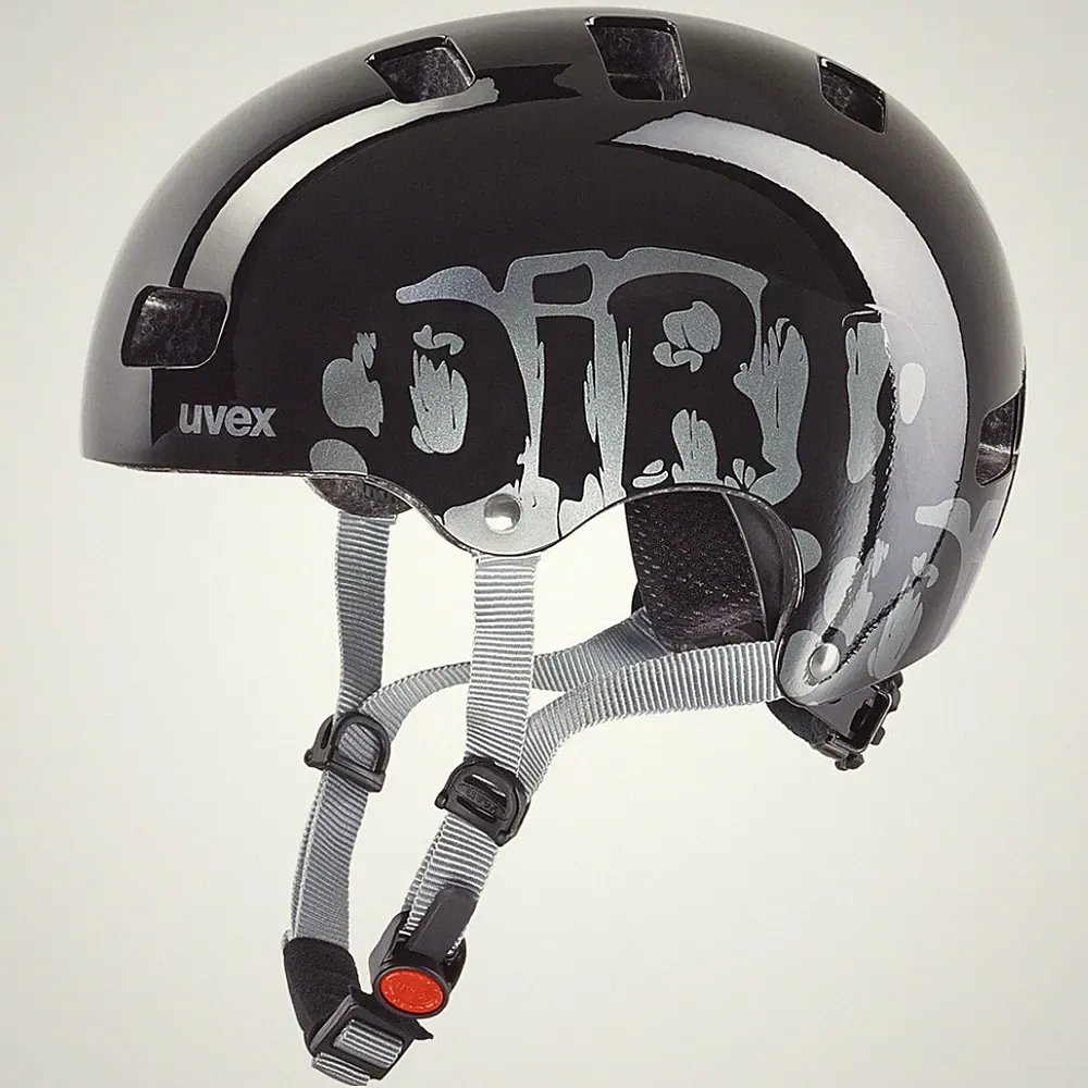 Uvex Kid 3 BMX Skate Kinder Fahrradhelm dirtbike black 51-55 cm
