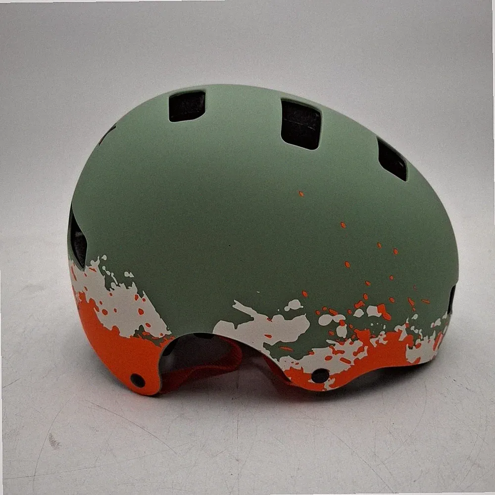 uvex Kid 3 cc Kinderfahrradhelm, Moss Green - Sand matt, 55-58 cm