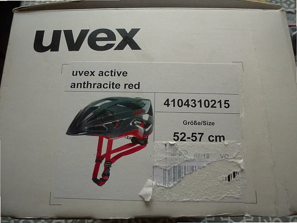 UVEX *NEU* 52-57cm Mountainbike Fahrradhelm in Anthrazit Rot Unisex