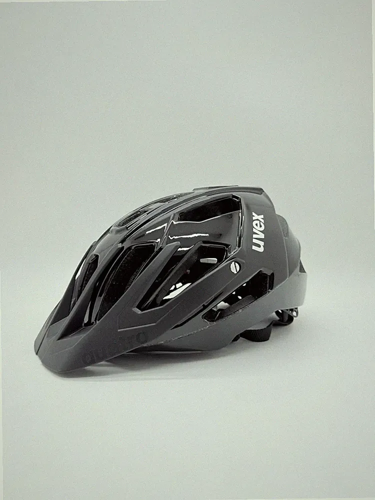 UVEX quatro Fahrradhelm - Farbe All Black - Größe 52-57cm