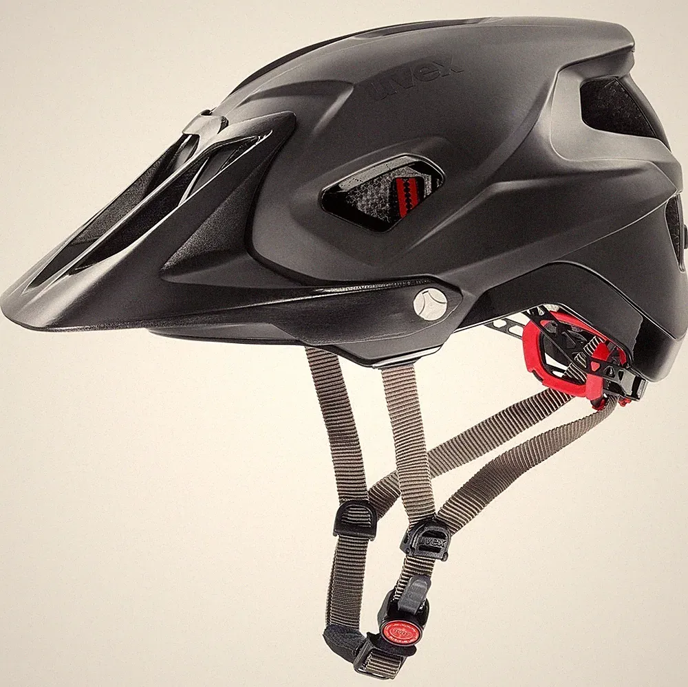 Uvex quatro integrale, Gr. M/L (56-61 cm), black mat Enduro Fahrradhelm Helm
