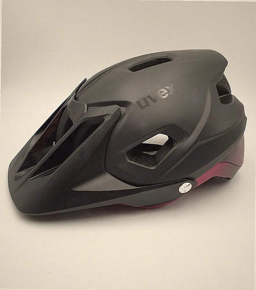 Uvex Quatro Integrale Tocsen Fahrradhelm Helm 52 - 57 cm Schwarz Fuchsia Matt