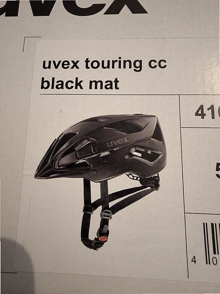 Uvex Touring CC Kask Fahrradhelm 56–60 cm In-Mold Soft-Adjust matt schwarz