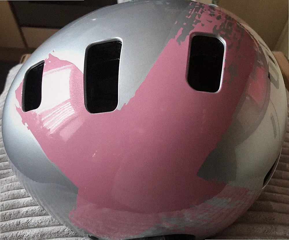 uvex Unisex-Jugend, Kinder 3 Fahrradhelm, silber - rosé, 55-58 cm