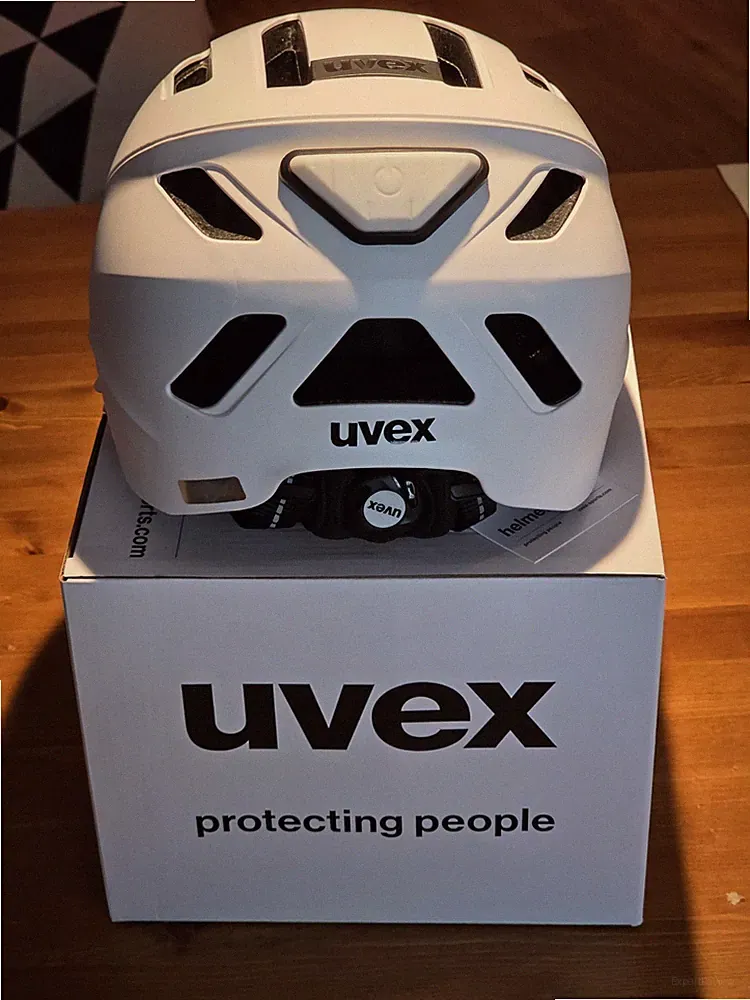 Uvex Urban Planet LED Fahrradhelm, Weiß, 58-61cm