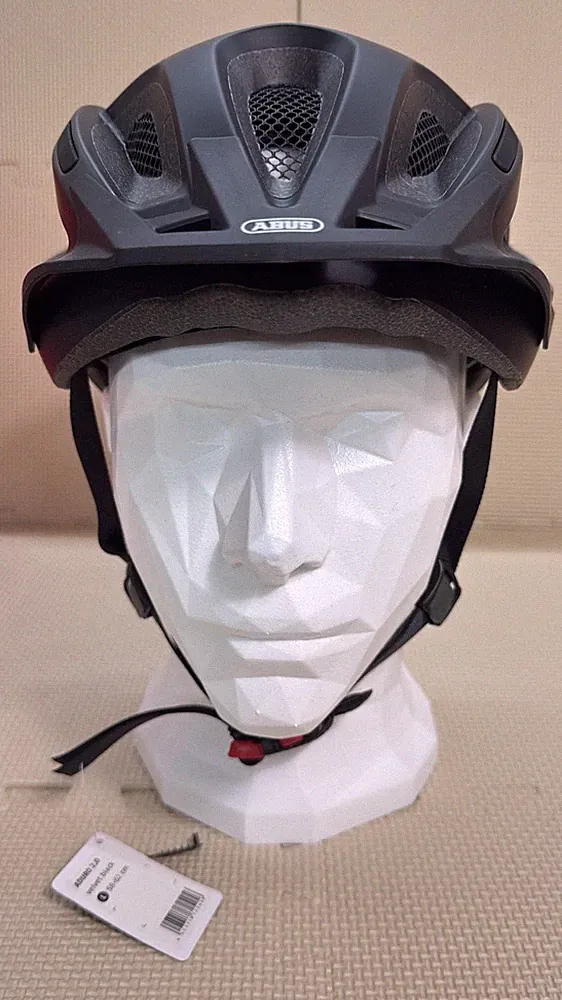 vv-0130 Abus Helm Aduro 2.0 L velvet black Fahrradhelm Erwachsene schwarz B-WARE